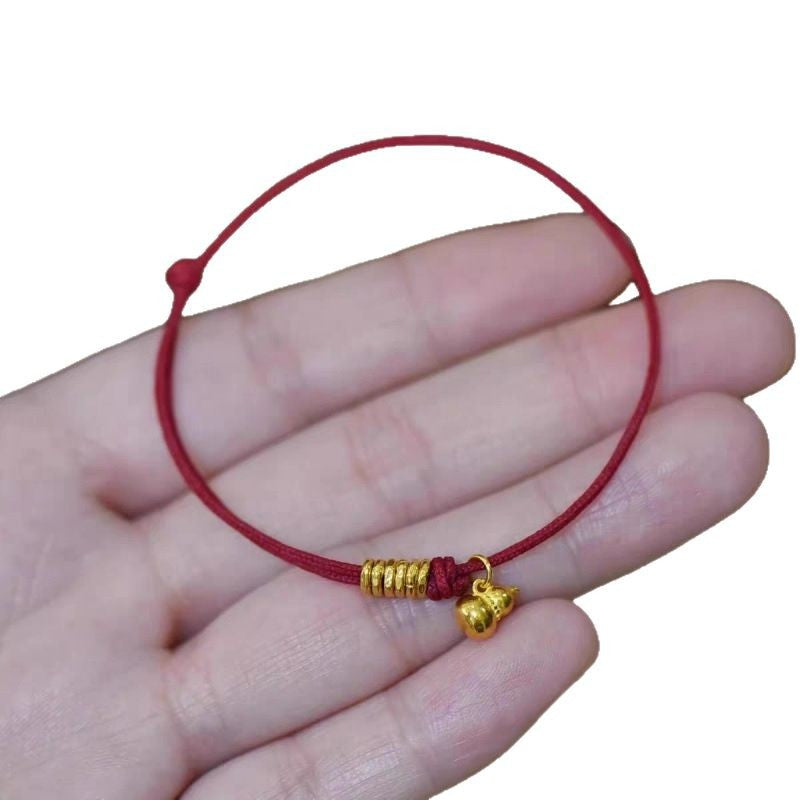 Fu Lu Hand Weaving Fate Good Luck Red Bracelets