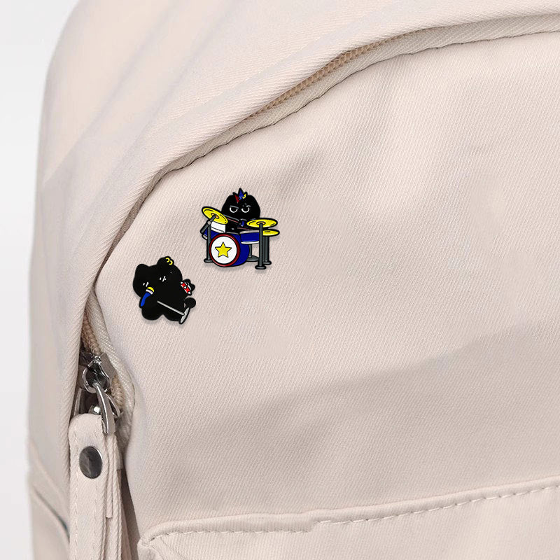 Cute Black Band Brooch Bag Decorative Brooches