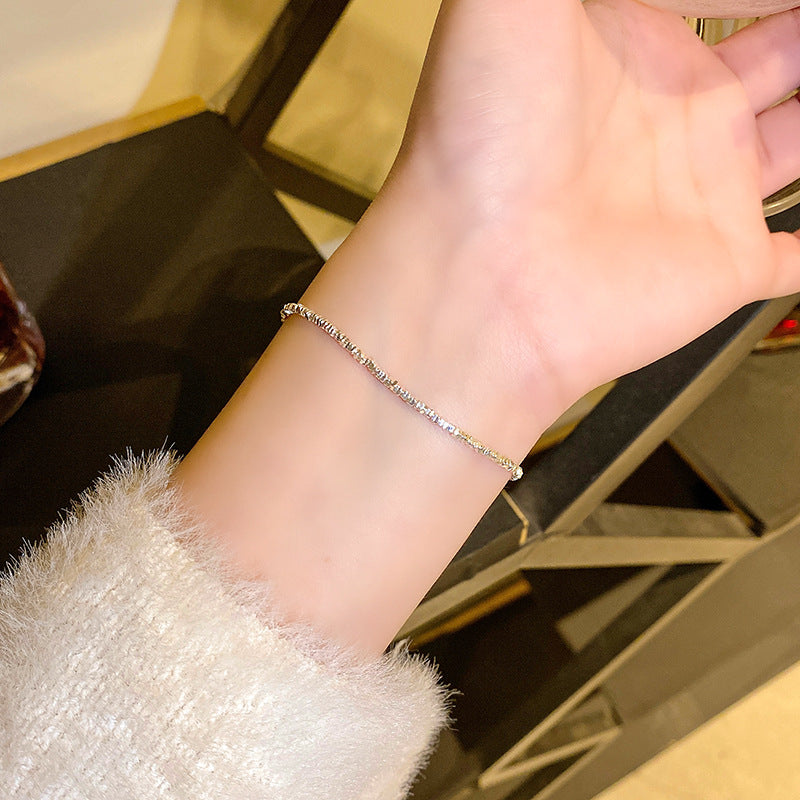 Small Pieces Of Sier Female Light Luxury Bracelets