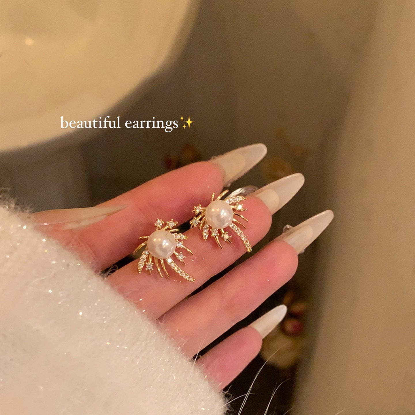 Women's Star Ear Light Luxury Dignified Generous Style Rings