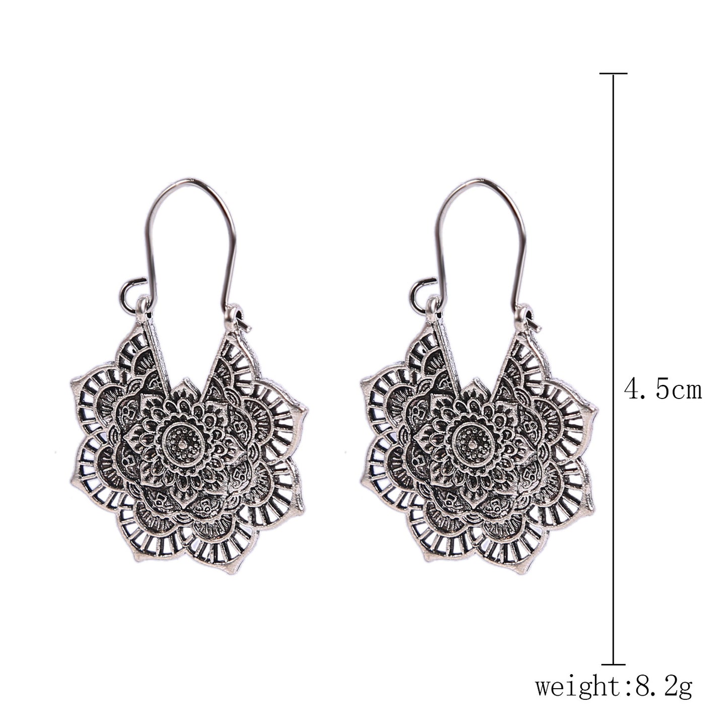 Women's Turquoise High-grade Retro Ethnic Style Fashion Earrings