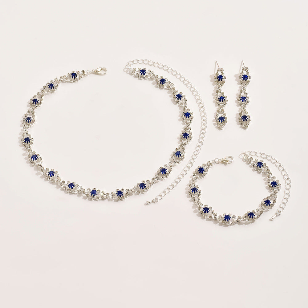 Casual New Irregular Chain Design Bridal Jewelry Set
