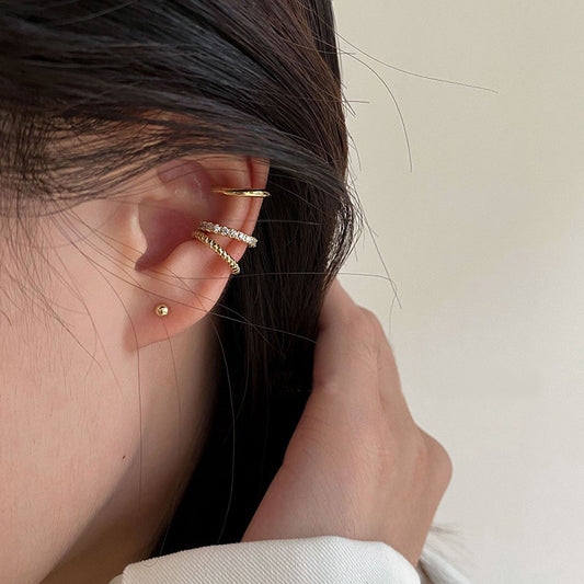 Clip Without Pierced Female Graceful Fashionable Retro Aloofness Earrings