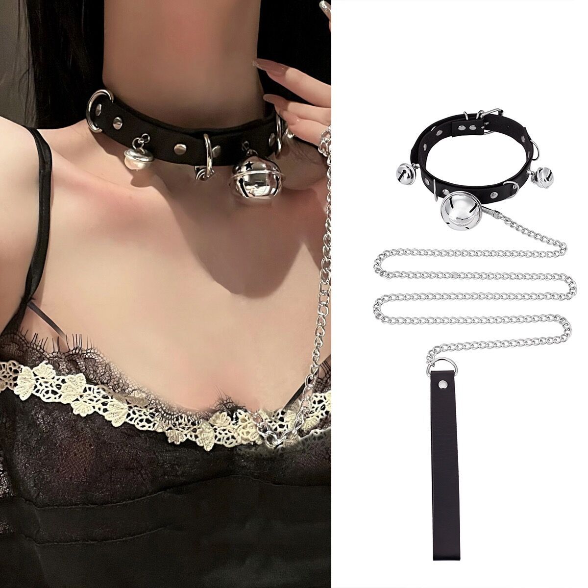 Women's & Men's Bell Neck Band Chain Clavicle High-grade Necklaces