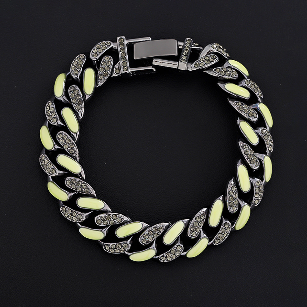 Women's & Men's Color Titanium Steel No Fading High Sense Bracelet