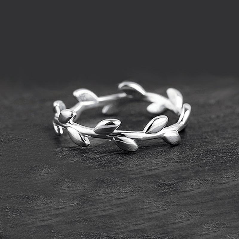 Women's Opening Fresh Temperament Branch Buds Index Ring