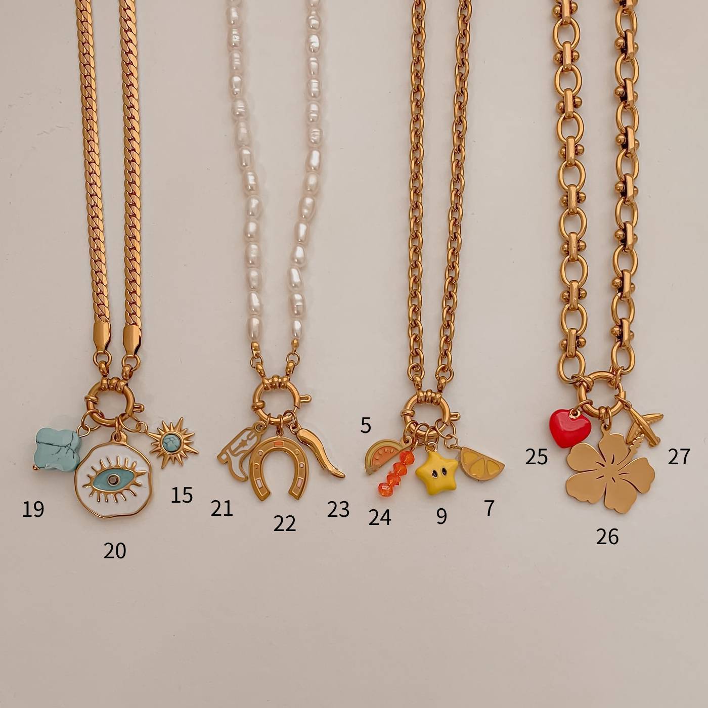 Stove Fashion Casual Vacuum Electroplating Stainless Pendants