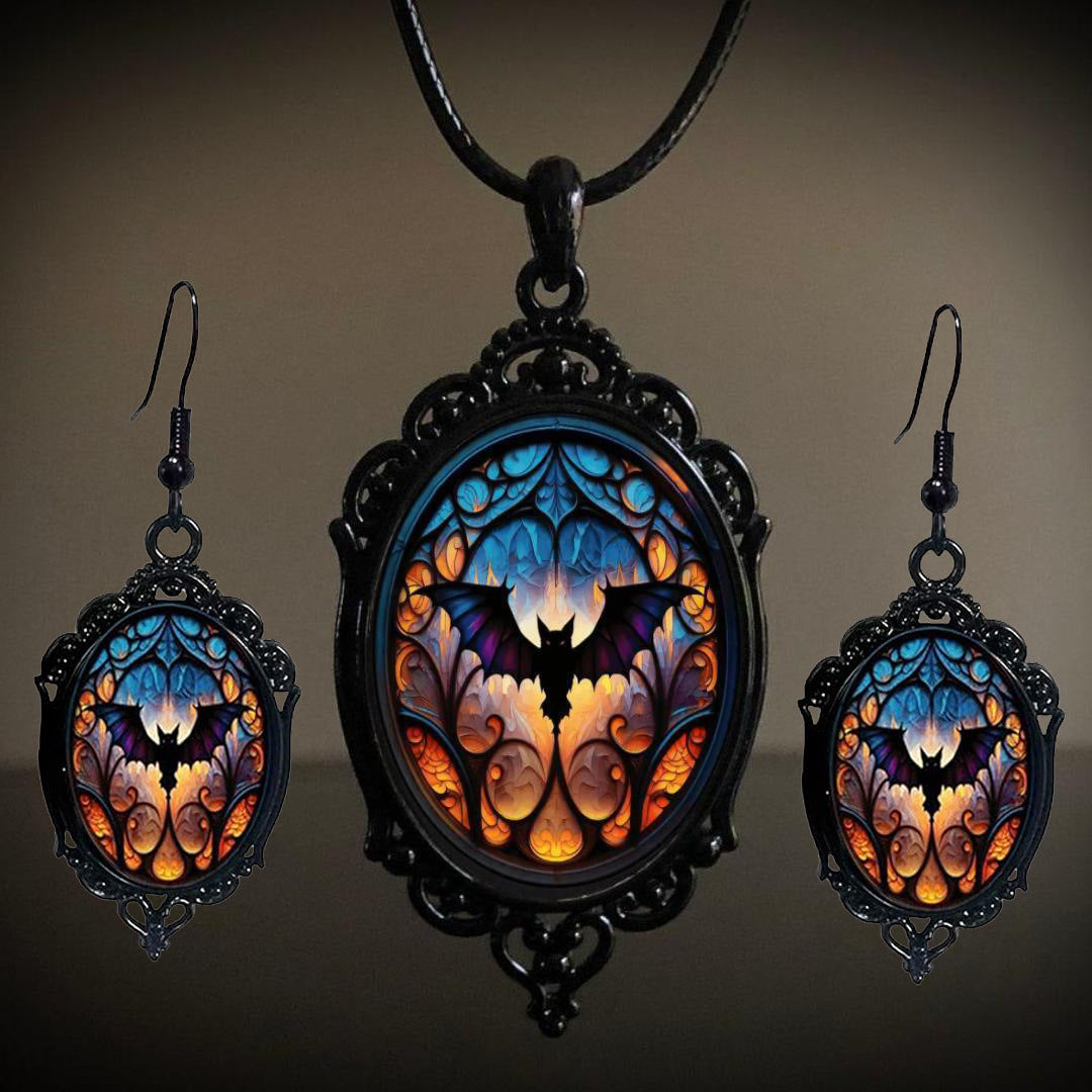 Fashion Elegant Glass Suite Romantic Gift Jewelry Set