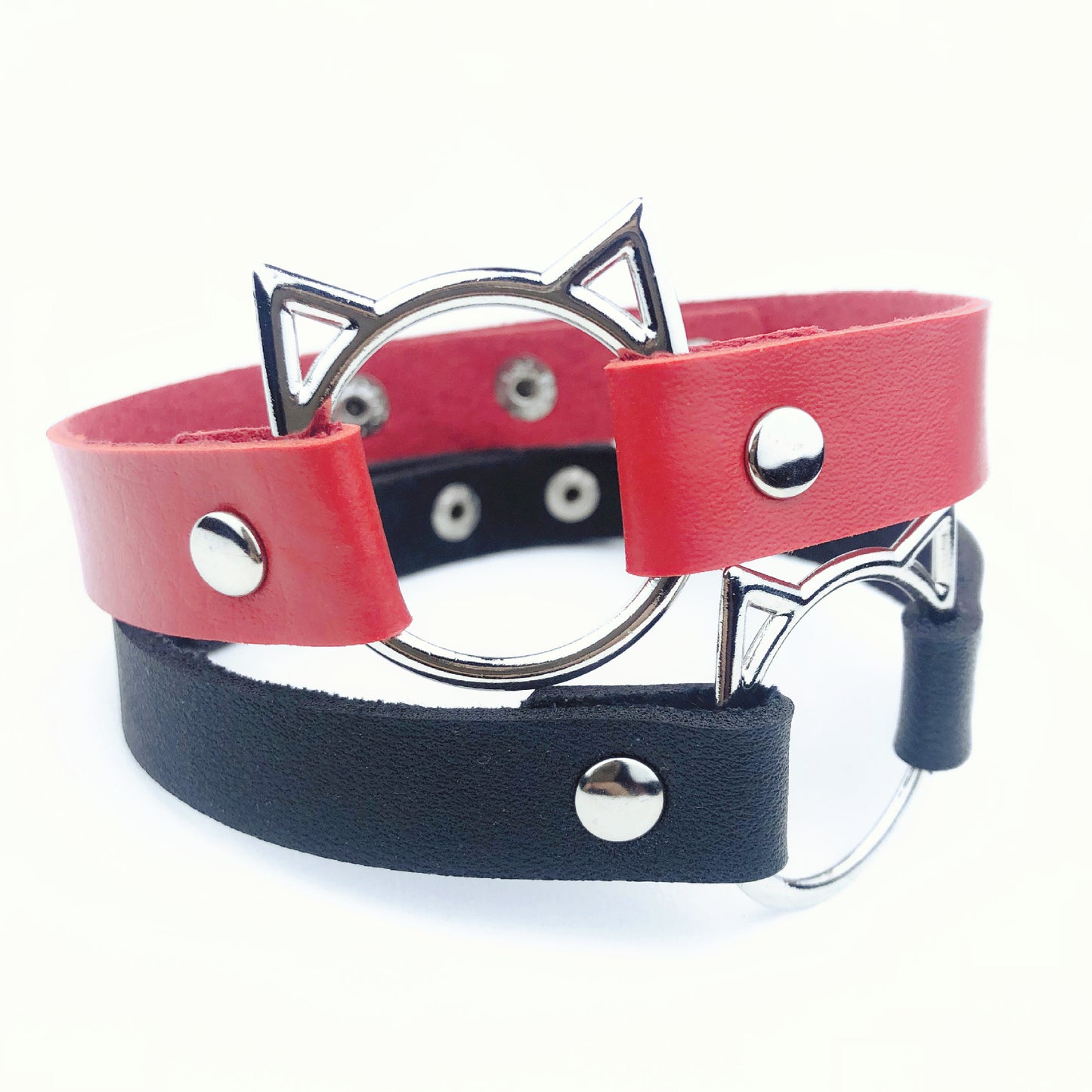 Heart Trendy Cat Head Personality Couple Performance Necklaces