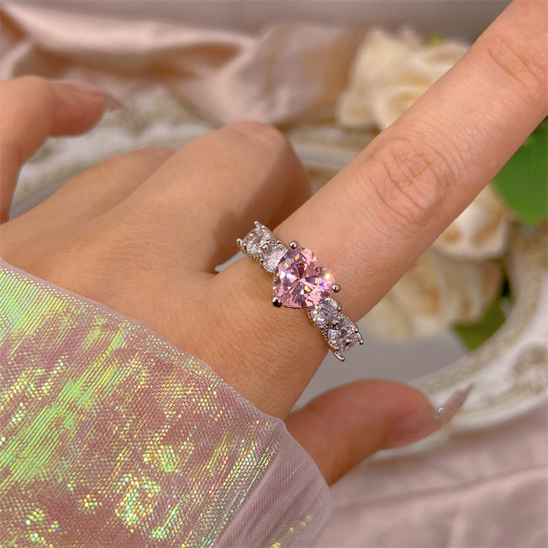 Yuan High-quality Zircon High-grade Color Retaining Open Rings