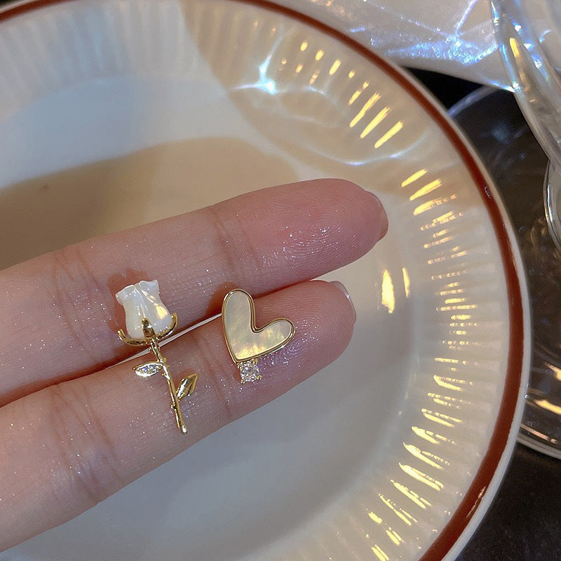 Women's Bone Niche Clips Light Luxury Elegant Stud Earrings