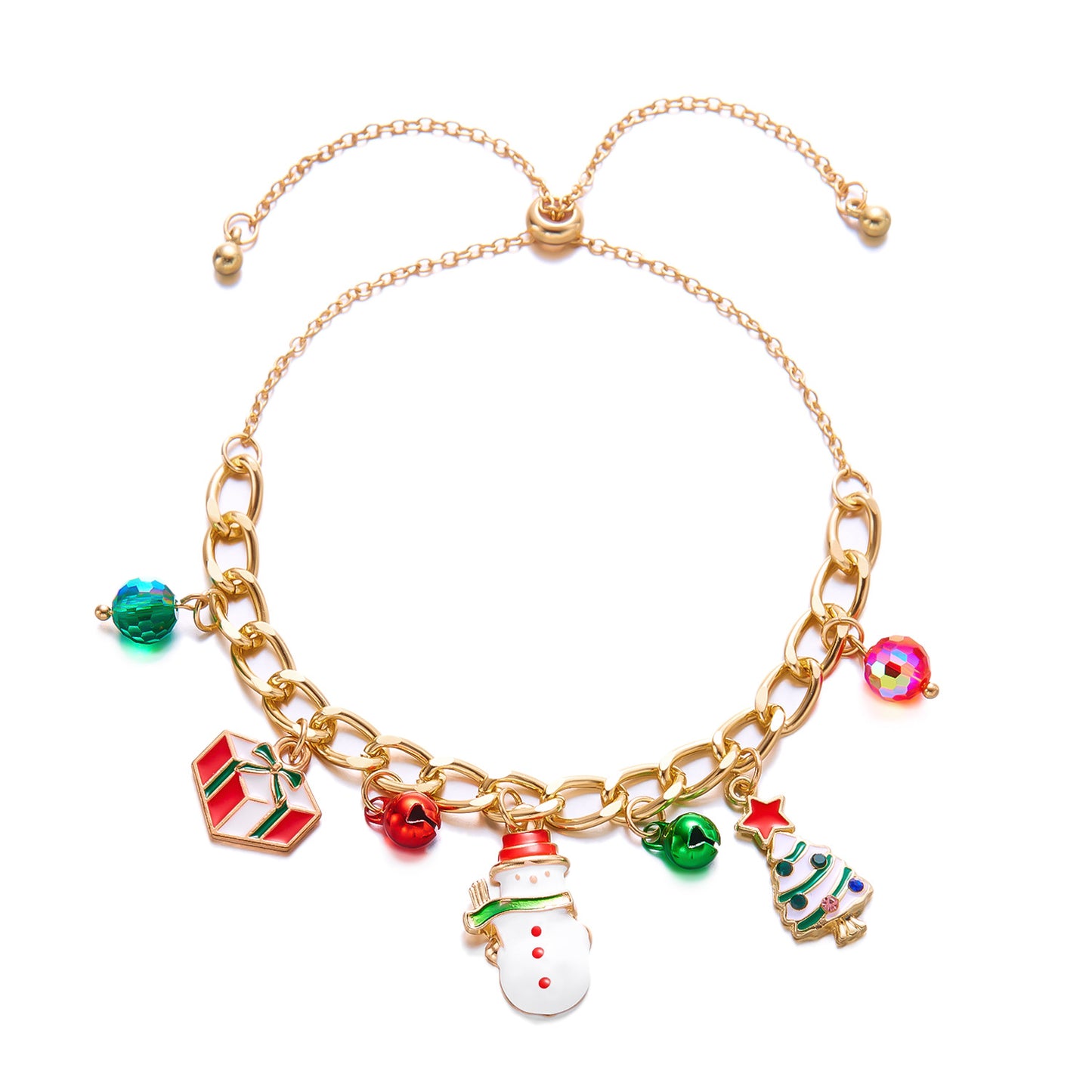 Women's Christmas High-grade Tree Snowman Bell Reindeer Bracelets