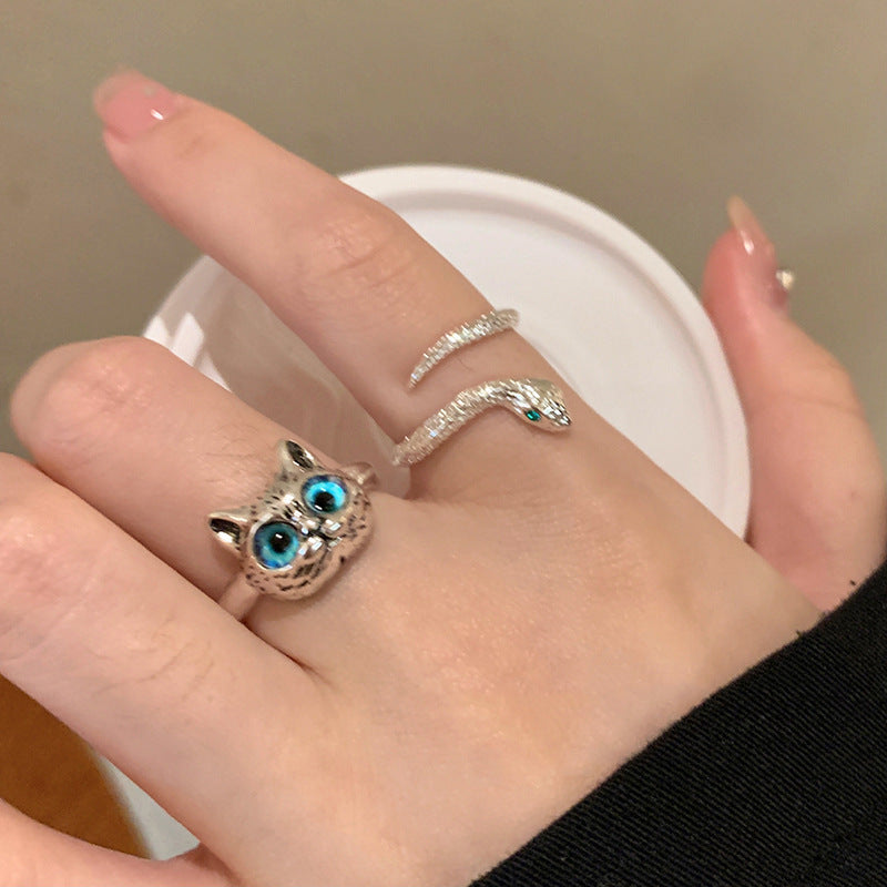 Cold Wind Fashion Personality Niche Exquisite Design Versatile Advanced Index Ring