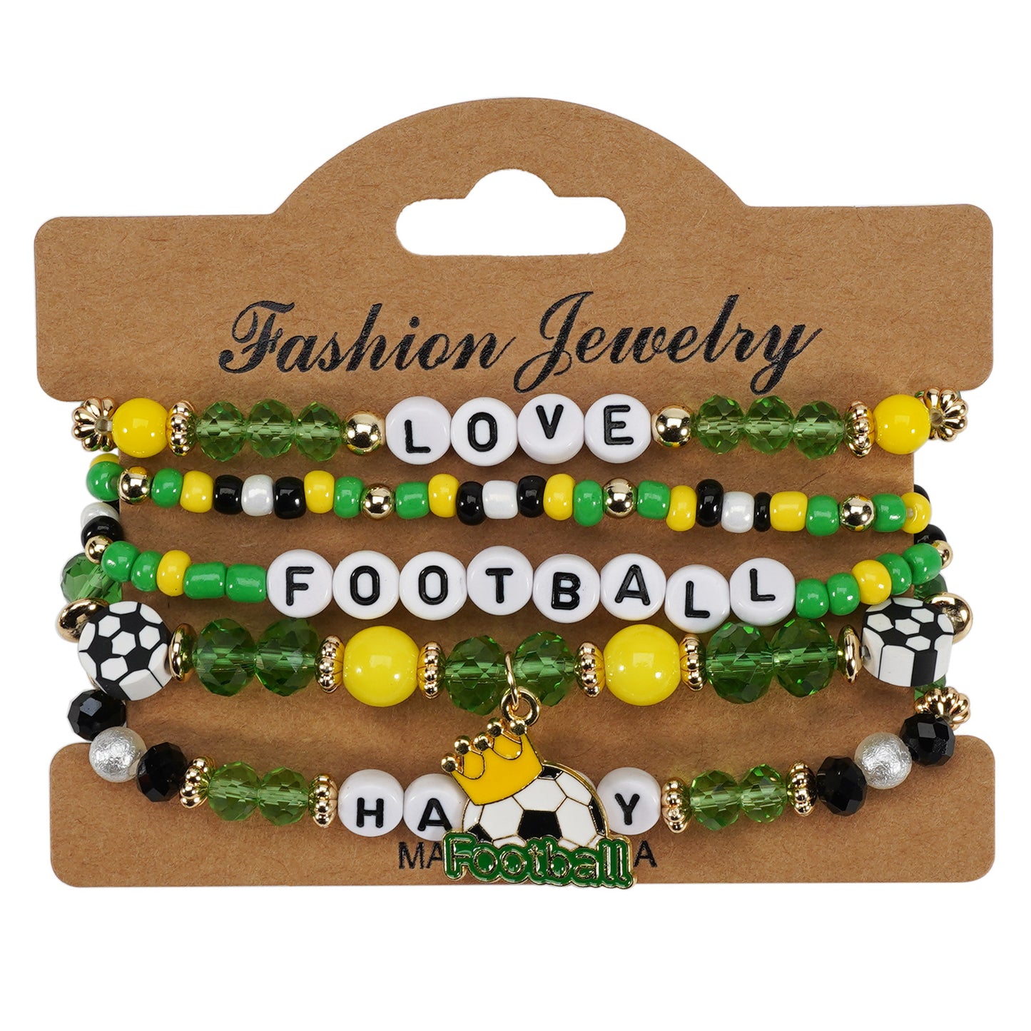 Women's & Men's American Mexico World Cup Football Fans Shoes Element Bracelets