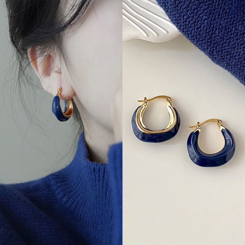 Women's Bone Niche Clips Light Luxury Elegant Stud Earrings