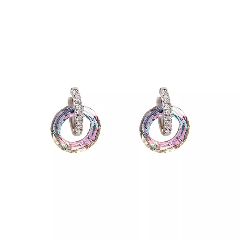 Quality Sier Korean Style Simple Light Stud Earrings