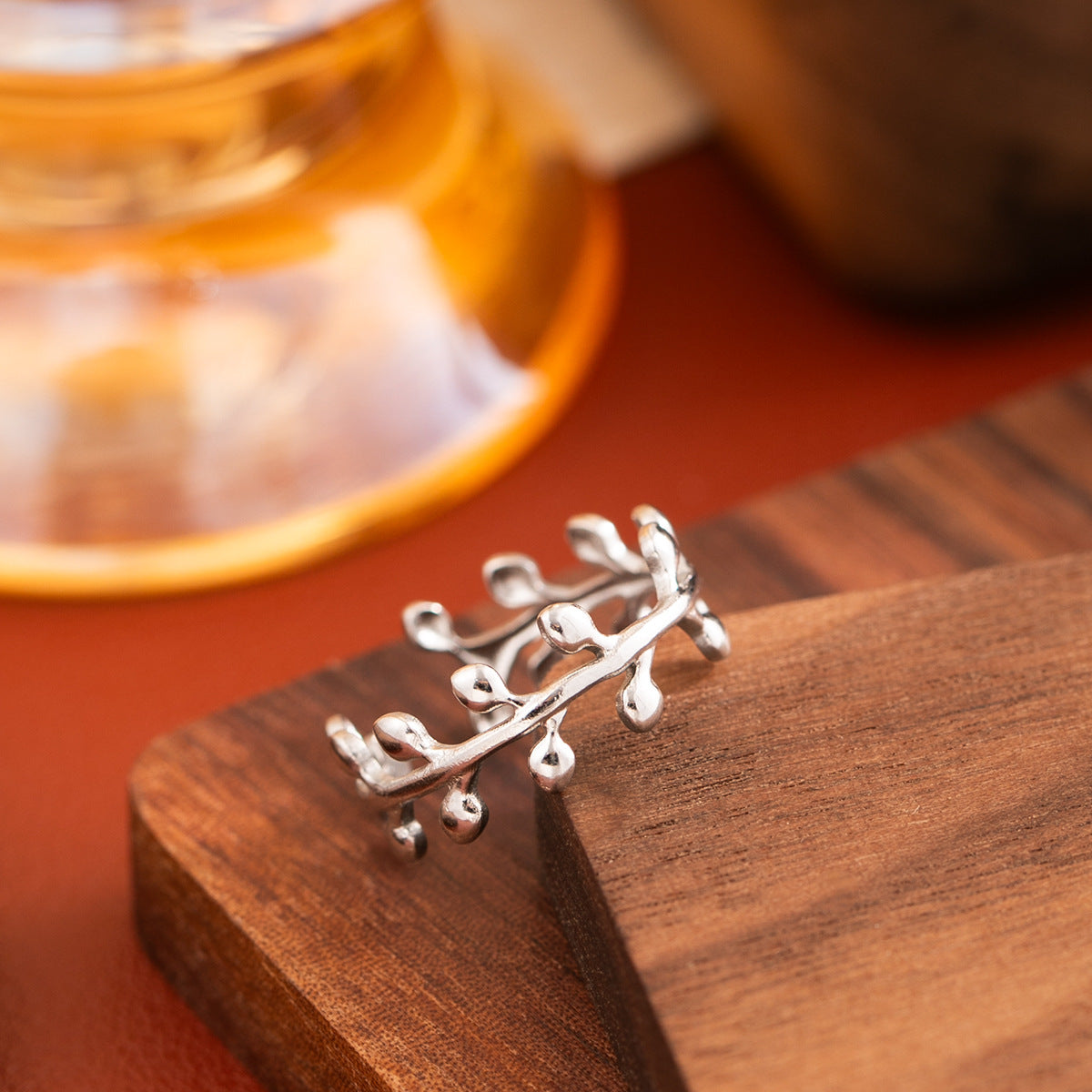 Stainless Steel Open Vacuum Plating Titanium Ring