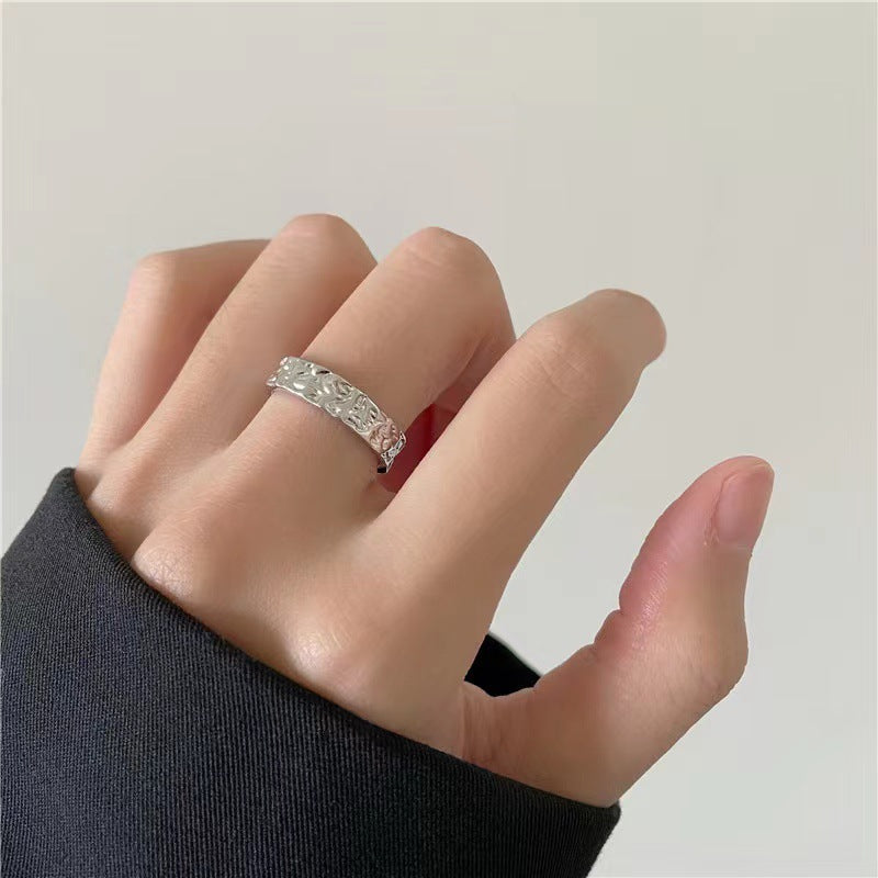 Cold Style Simple Suit Combination Female Opening Rings