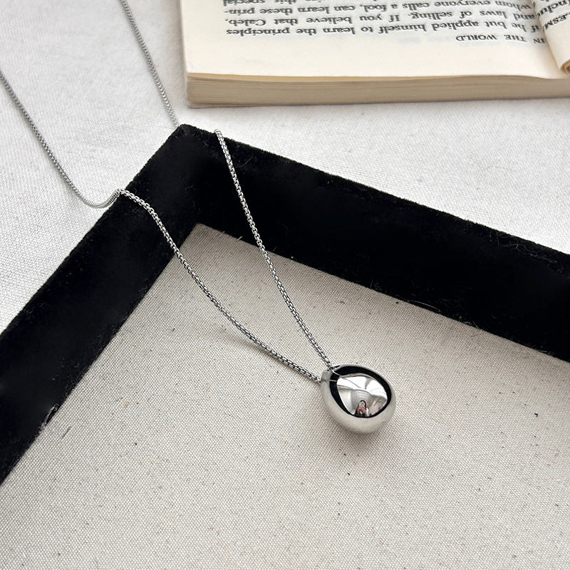 Women's Solid Water Drop Oil Personalized Sweaters Necklaces