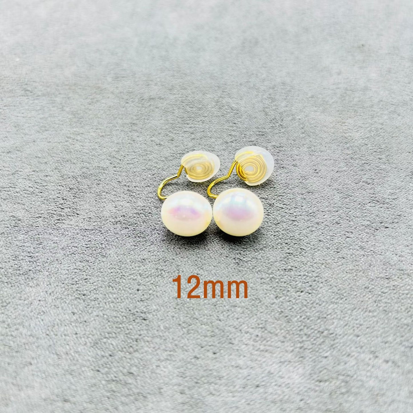 Women's Bread Flat Round Pearl For Versatile Earrings