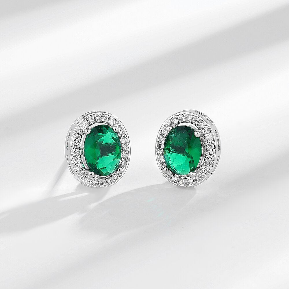 Women's Broadcast High-grade Personalized Sier-plated Color Zircon Affordable Luxury Style For Rings