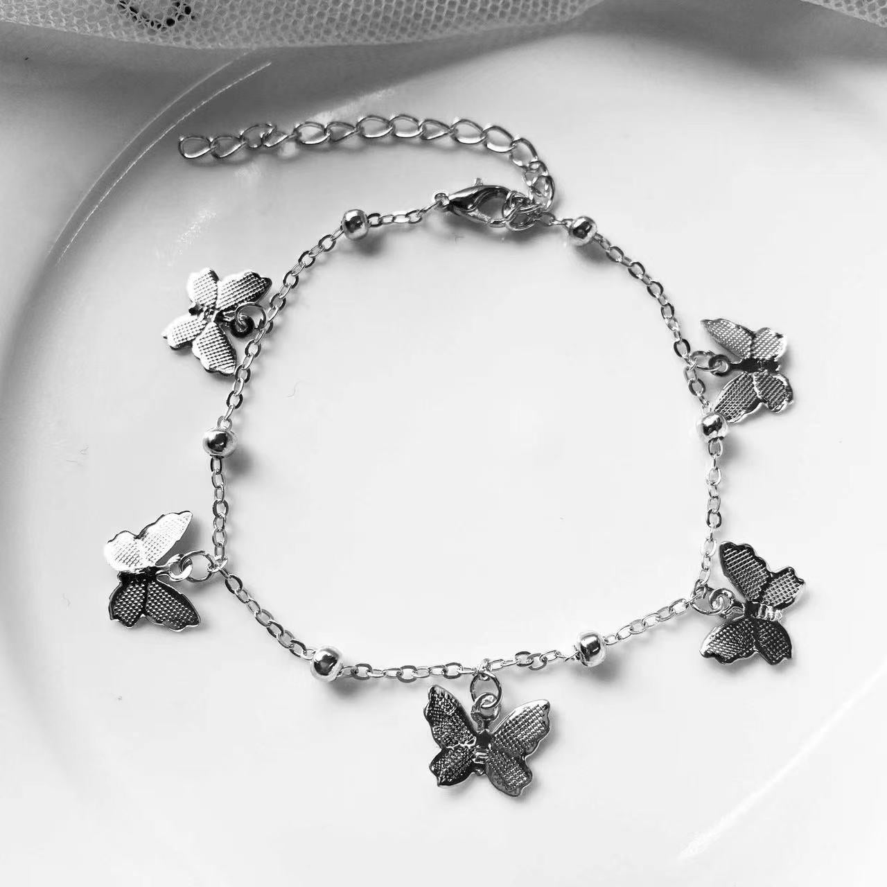 Butterfly Simple Elegant Beach Anklet Foot Bracelets