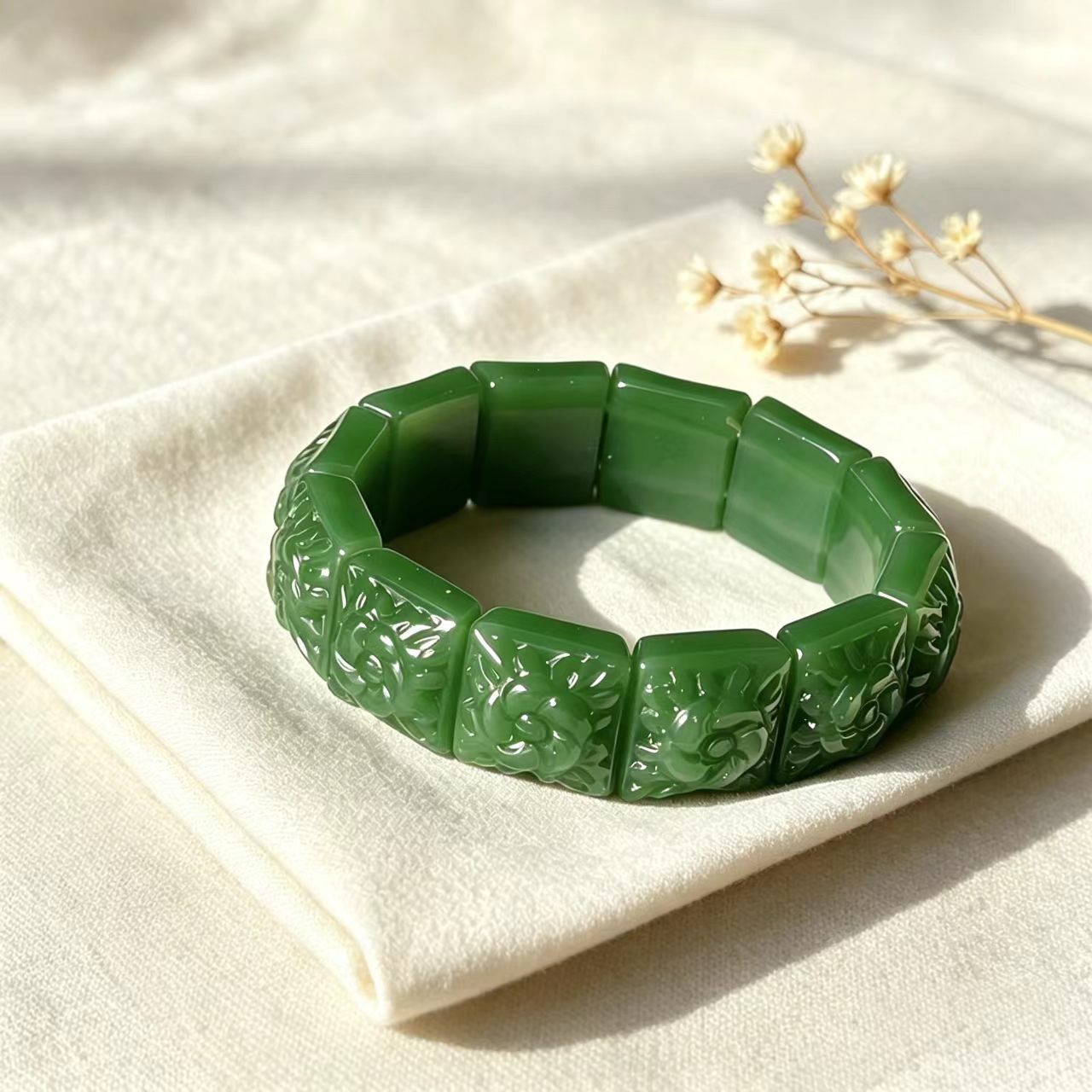 Super Nice Manual Light Luxury Advanced Barrel Bracelet