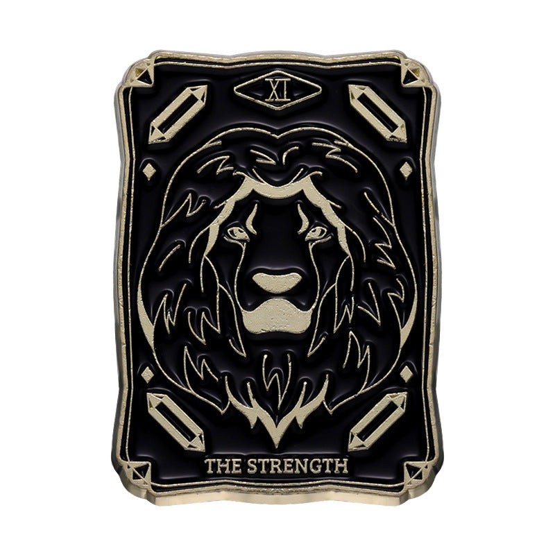 Brooch Bow Arrow Inverted Man Black Brooches