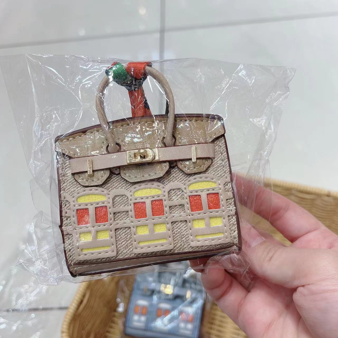 Mini Bag Window Small House Charm Hanging Ornaments