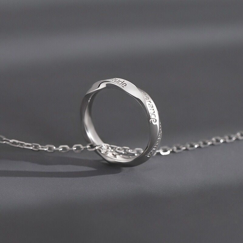 Men's Ornament Fashion Personalized Letters Simple Cold Necklaces