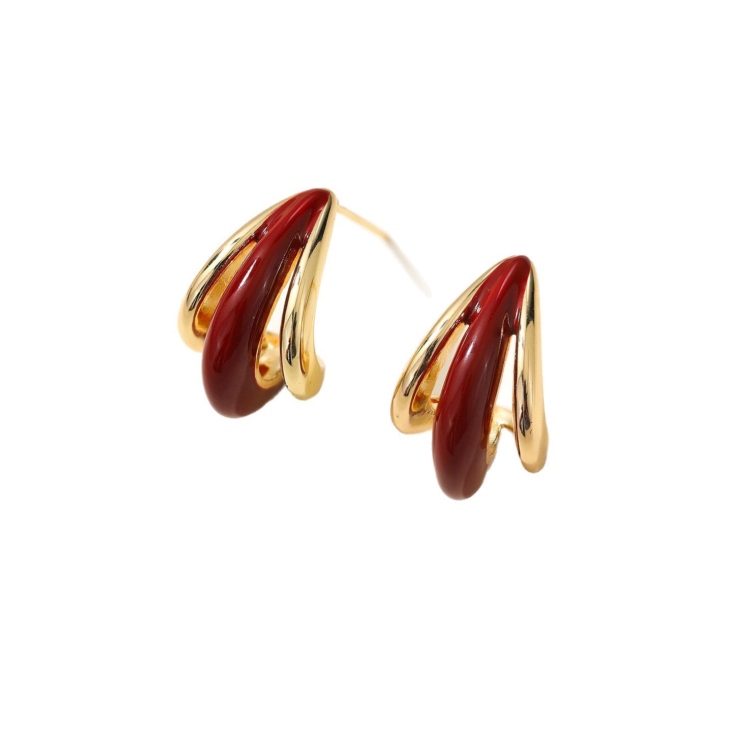 Women's Enamel Drop Glazed Light Luxury Advanced Design Sense Simple Wild Rings