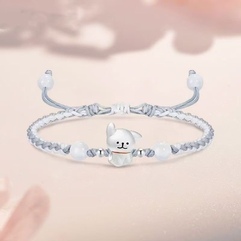 Children's Puppy Day Woven Hand Strap Gifts Bracelets