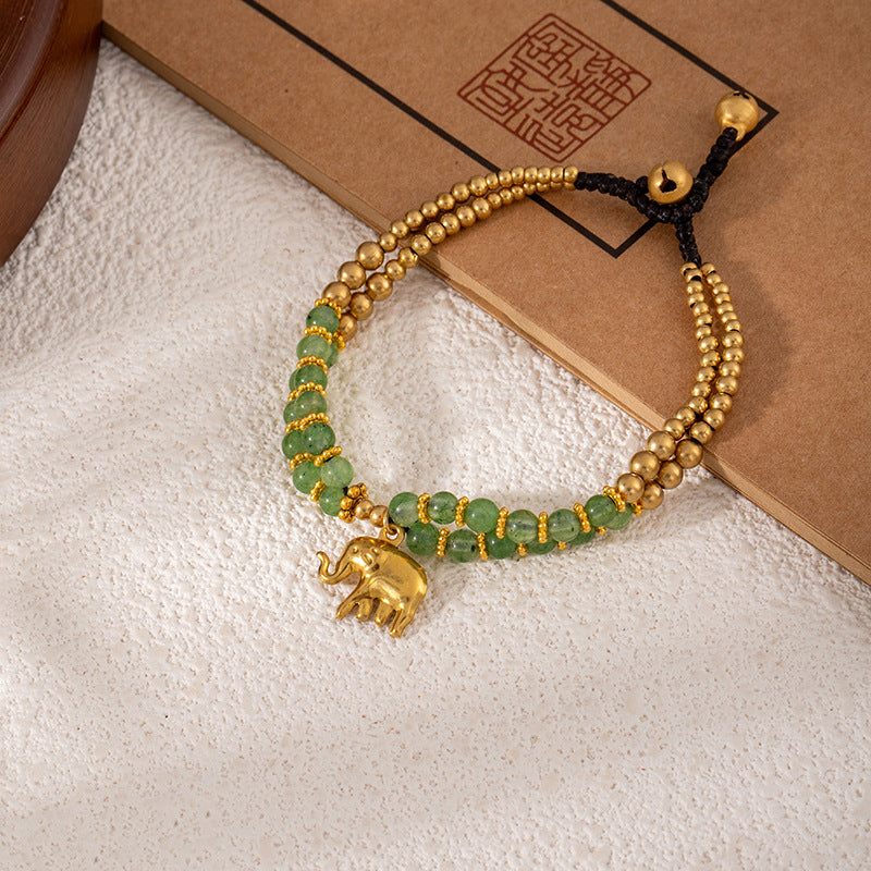 Colorful Turquoise Retro Artistic Personality Nepal Creative Crafts Braid Bracelet