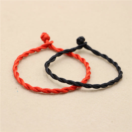 Simple Red Rope Braid Carrying Strap Bracelets