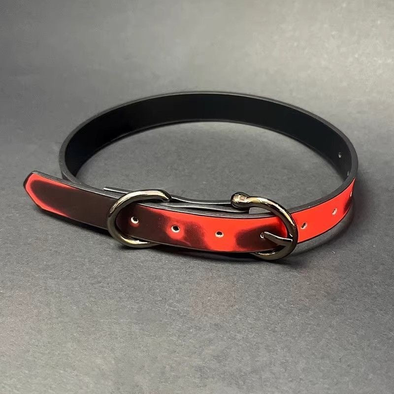 Women's Warm Color Changing Leather Hot Senior Clavicle Collar