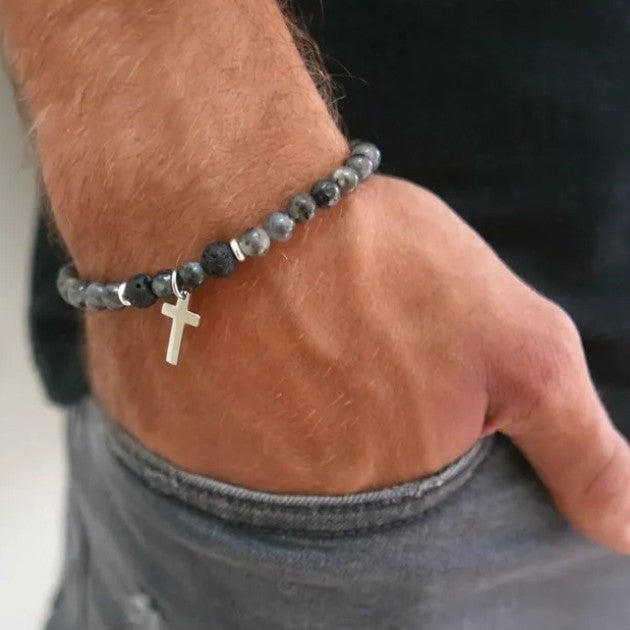 Bohemian Turquoise Beaded Ethnic Style Cross Bracelet