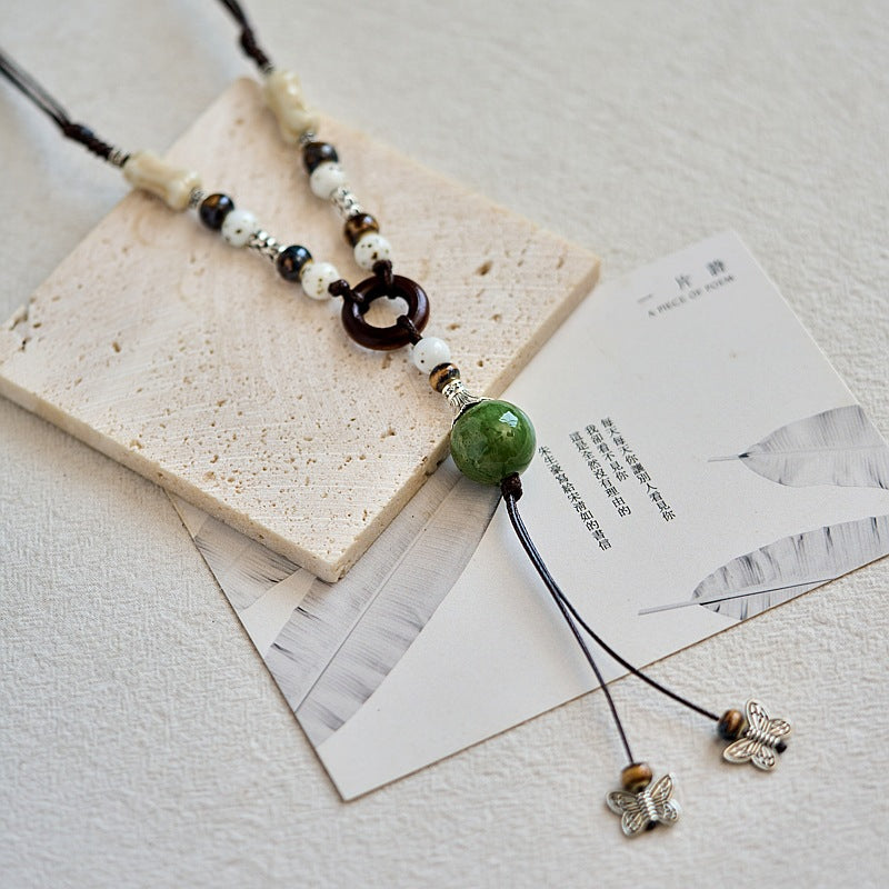 Butterfly Artsy National Style Artistic Chinese Necklaces