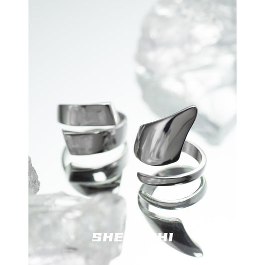 Women's Style Design Sense Niche Simple No Color Fading Rings