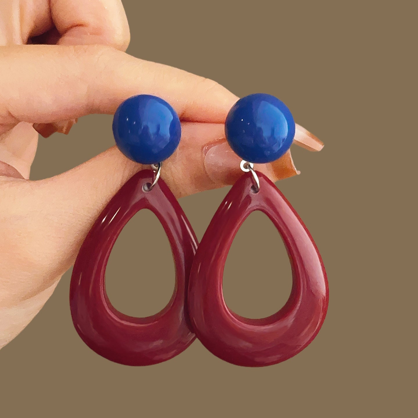 Charming Colored Series Sports Style Female Earrings