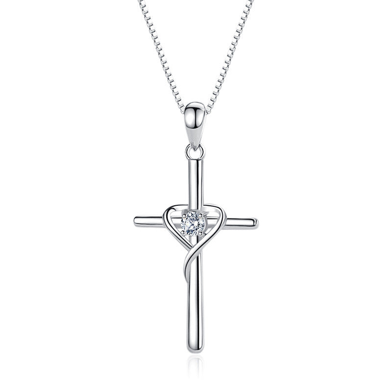 Cross Frame Female Niche Retro Personality Necklaces