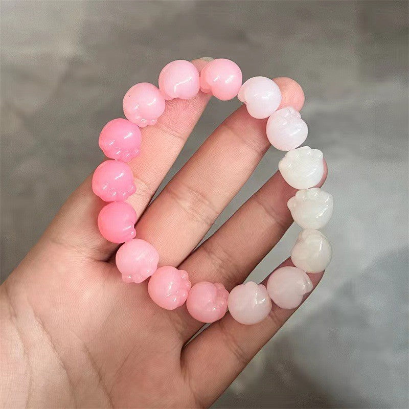 Imitation Bodhi Cat's Paw Pliable Temperament Hand Bracelet