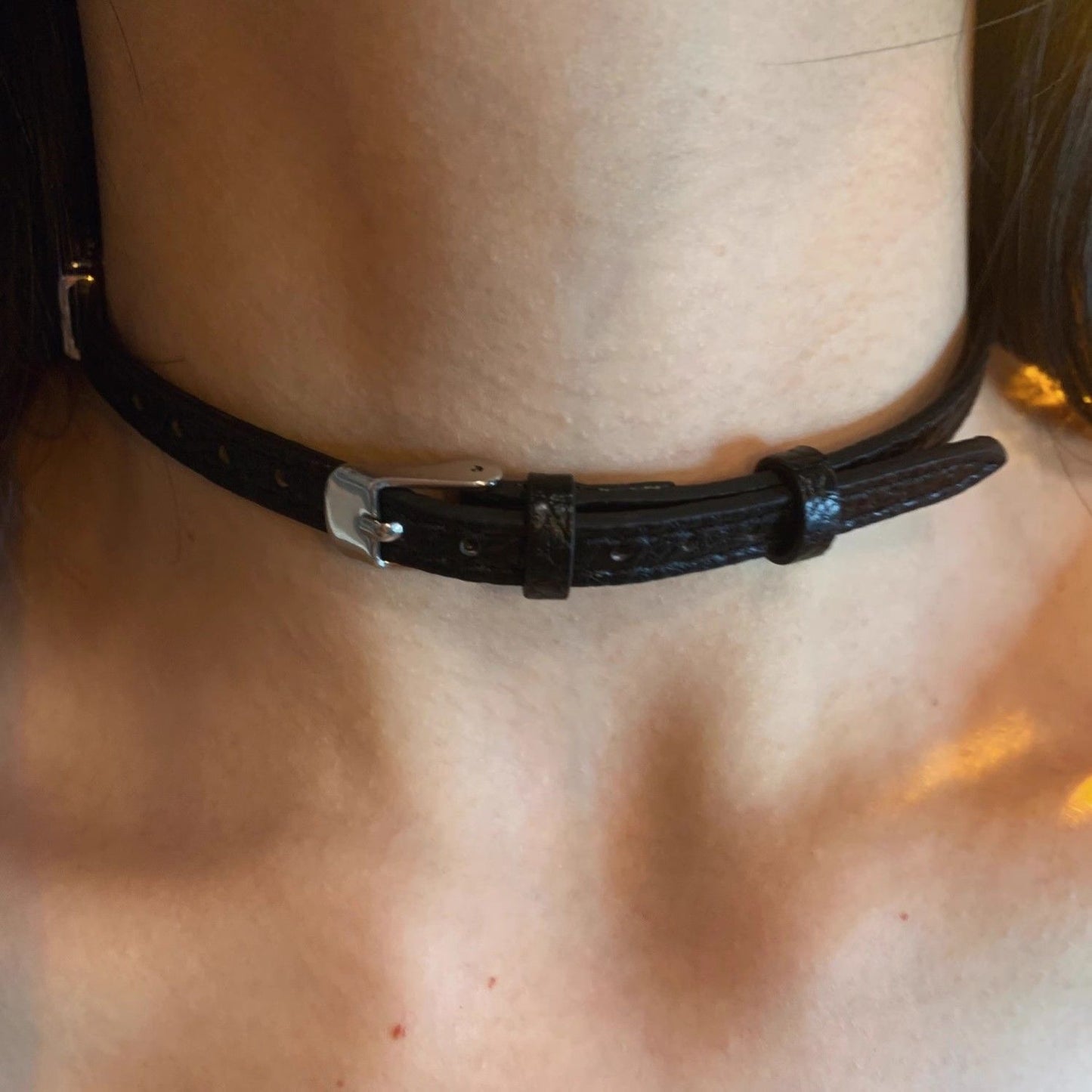 One Style For Texture Buckle Advanced Necklaces