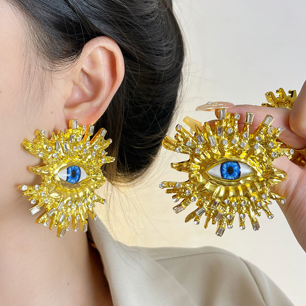 Devil's Eye Female Niche High-grade Light Luxury Retro Rings