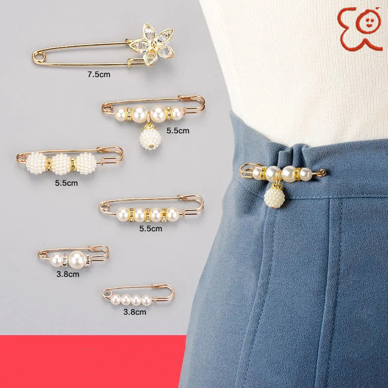 Fixed Clothes Clip Slimming Artifact Brooch Brooches