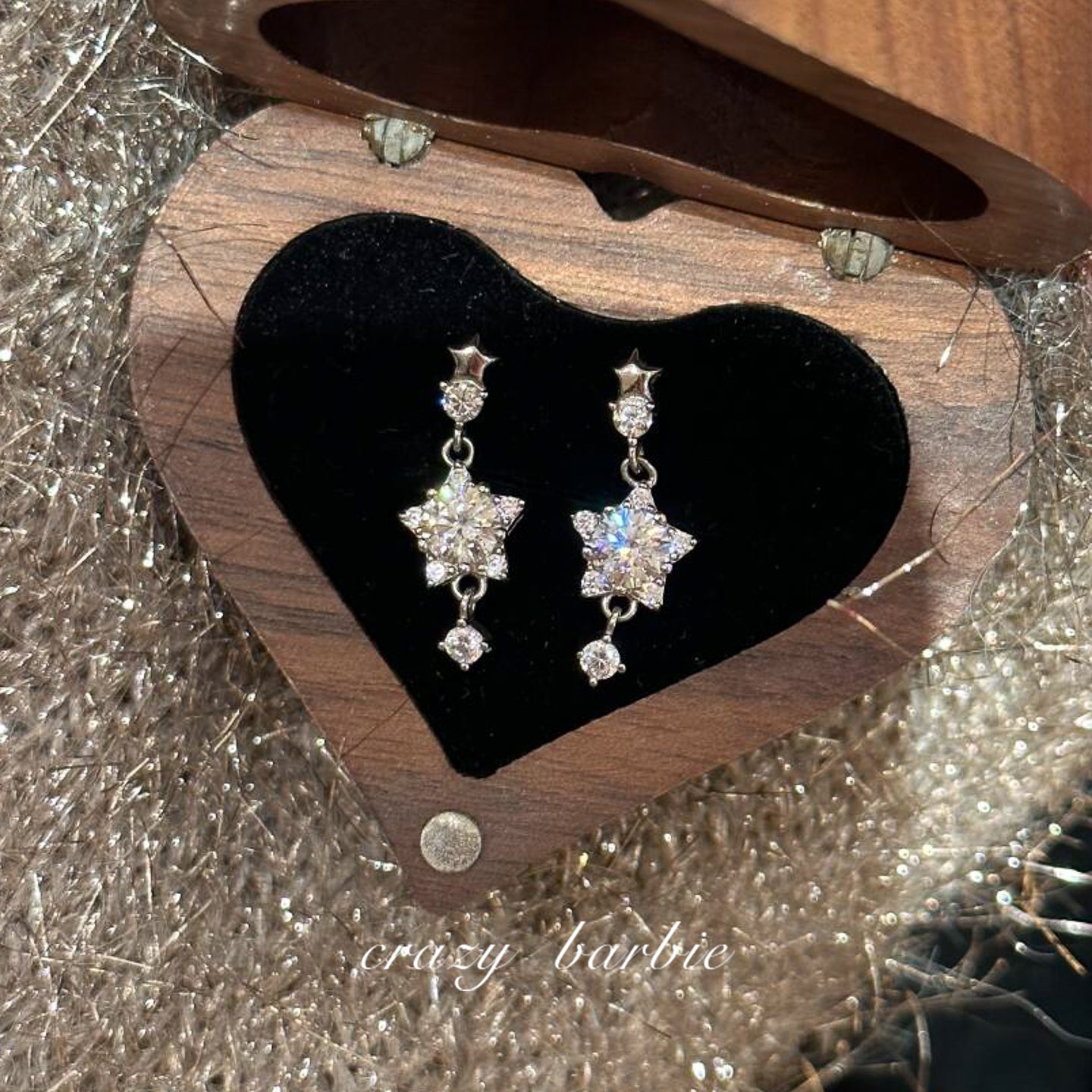 Women's Rhinestone For Exquisite Versatile Eardrops Good-looking Pendants