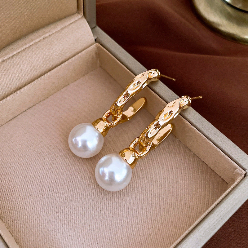 Women's Pearl Retro Minority High-grade High Profile Rings