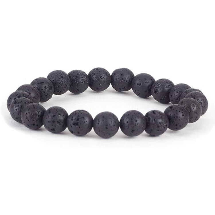 Women's Natural Pink Crystal Agate Tiger Eye Bracelet