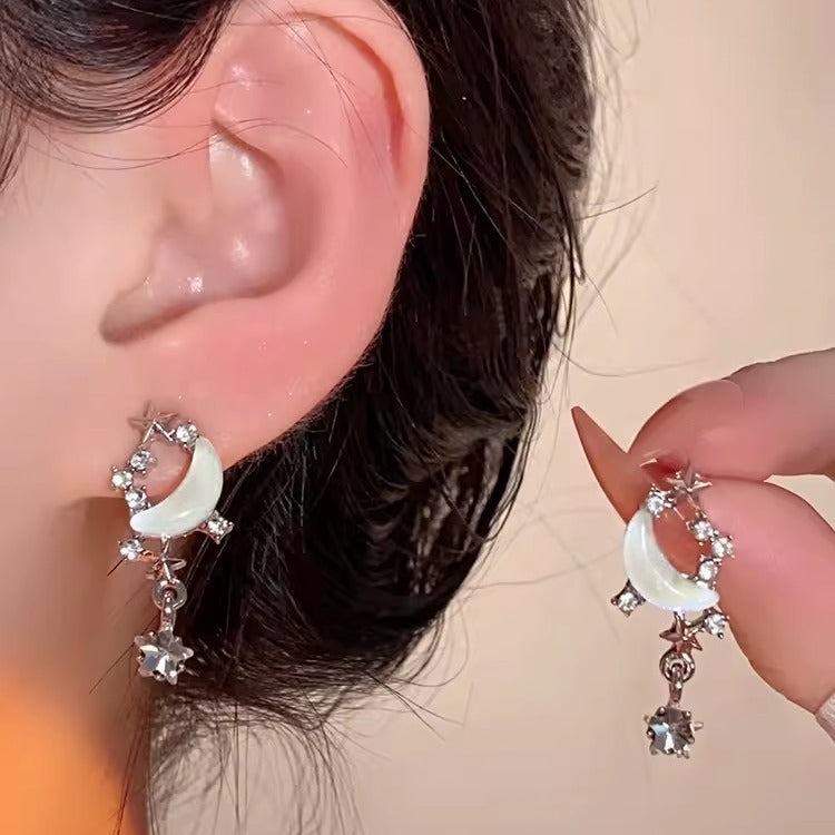 Needle High-grade Female Affordable Luxury Style Tassel Niche Temperamental Earrings