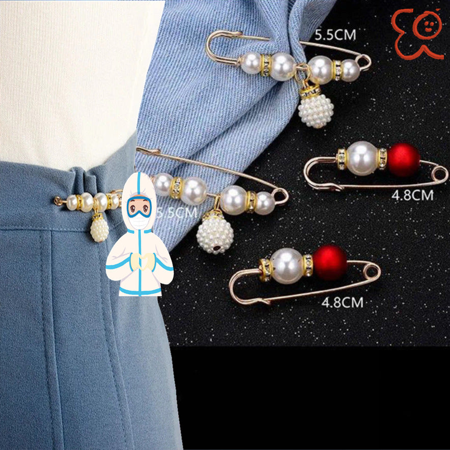 Fixed Clothes Clip Slimming Artifact Brooch Brooches