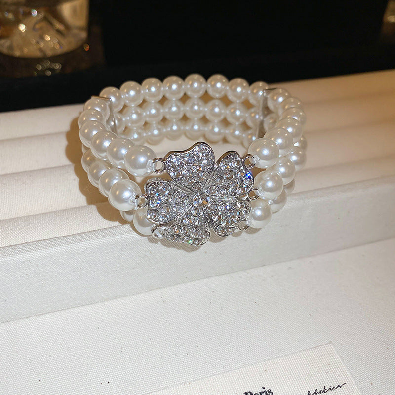 Zircon Fashionable Minimalist Wristband With Touch Of Affordable Bracelet